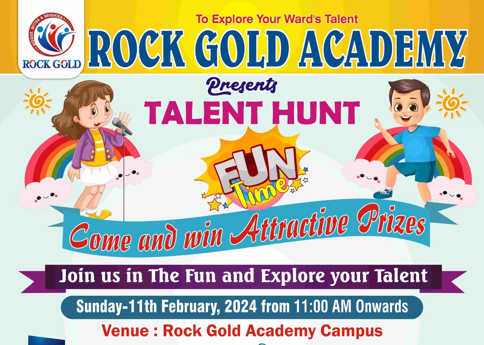 Ashu Rok Rally Talent Tree Talent Hunt 2024 - Rock Gold Academy Shamli